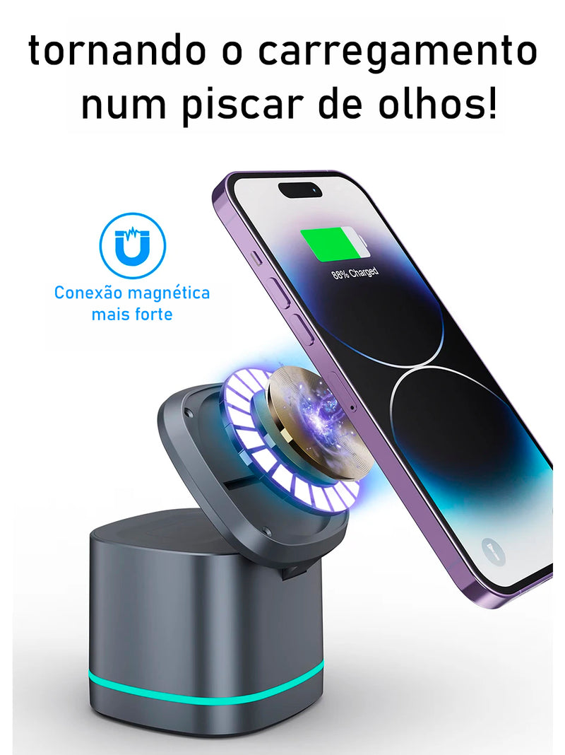 Sync Charge - Carregador 3 em 1 exclusivo para iPhones