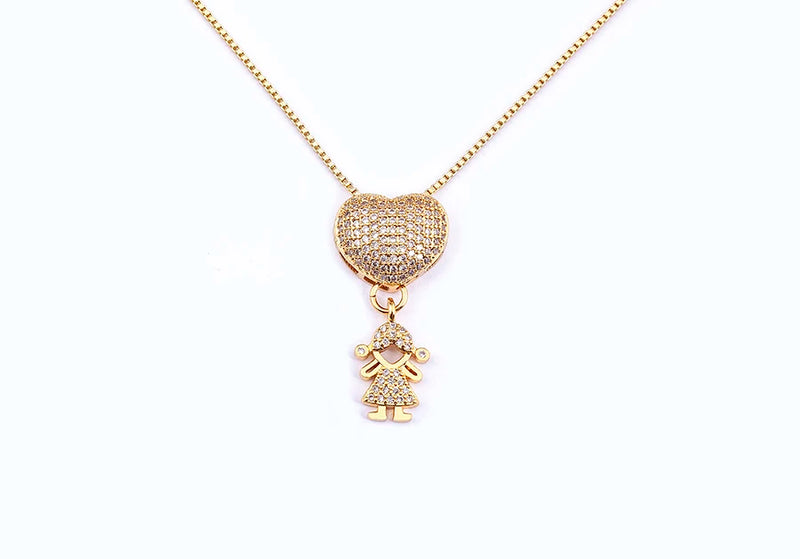Colar Mother Love Zirconia