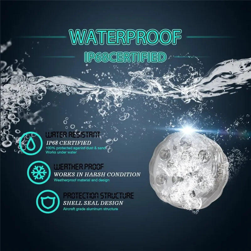 AquaLuz - Led Para Piscina Sem Fio
