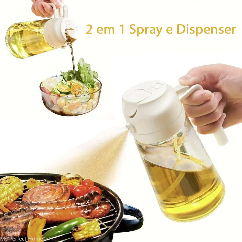 OilJet - Spray e Dispenser de Óleo e azeite 2 em 1