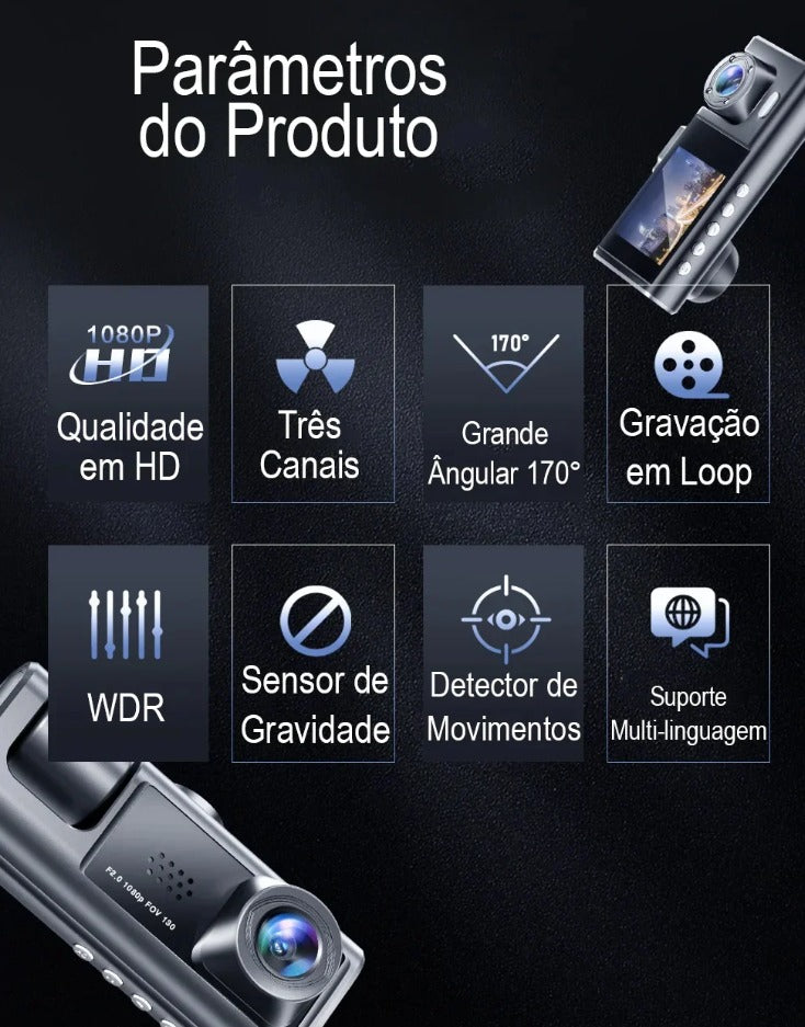 DriveCam 4K - Câmera para carro